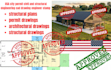 usa city permit civil and structural engineer cad drawing engineer stamp tx fl