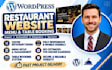 design wordpress restaurant website menu table booking online reservation system