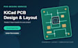simple kicad pcb design and layout