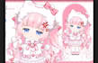 create a cute anime live2d vtuber avatar