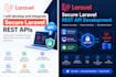 develop and integrate secure laravel rest apis