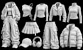 create 3d second life mesh clothing with rigging and textures