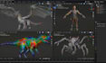 create custom 3d creature, animal and character rigs for blender animation