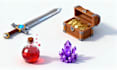 create low poly fantasy rpg props and medieval game assets packs