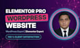 design wordpress website with elementor pro as elementor expert