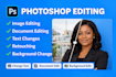 do photoshop editing image document edit change name date text background change