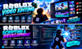 edit roblox video and games, i will do roblox scripting and development