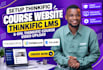 setup thinkific course website, thinkific lms, ghl thinkific course video upload