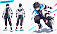 create anime character anime 3d model toon model vrchat avatar cel shading