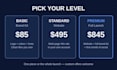 build a business launch package logo website and social