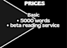 a service of beta reading