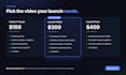 create a saas launch video with UI motion graphics