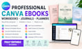 editable yoga canva workbook yoga ebook design formatting workbook