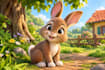 create professional 3d cartoon character illustrations