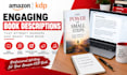 write an engaging amazon KDP book description and book blurb