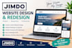 design jimdo website, redesign jimdo website, landing page design