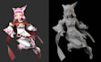 turn 2d art sketch photo image to realistic 3d model stl ready for 3d printing