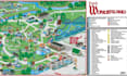 design custom festival map, illustrated venue layout, and branded event map