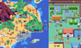 do pixel art tileset background sprite sheet rpg map 2d top down game assets