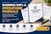 write business sops, process documents and operations manuals