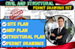 structural framing roof, foundation permit deck, balconies wall retaining in fl