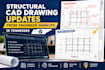 do structural cad drawing updates from engineer markups in tennessee