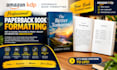 format your paperback book for amazon KDP