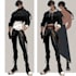 create anime character sheet and custom reference art