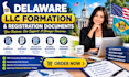assist with delaware llc formation and registration documents