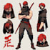 draw anime character concept art sheet