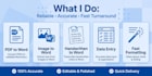 do fast sinhala typing, english typing and data entry work