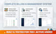 build custom web app, billing system, and admin dashboard