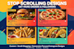 design food social media posts for restaurant instagram