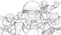 Draw custom anime action scenes, character line art and digital ...