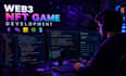web3 nft game development html5 blockchain p2e browser game pvp 3d game website