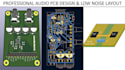 design low noise audio pcb layout amplifier schematic hi fi dac for audio device