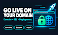 connect custom domain, fix ssl error, deploy lovable, base44 or replit apps live