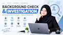 do osint background checks and private investigation