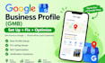 setup gmb profile local fix optimize SEO listing improved instant verification