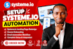 setup systemeio automation systemeio landing page redesign course onboarding