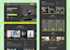 design a squarespace fitness studio website with class booking