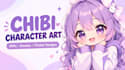 draw cute chibi characters, pfps, emotes and vtuber models