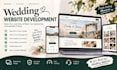 develop a responsive wedding website with guest rsvp