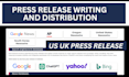 publish press release distribution submit press release distribution US UK PR