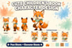 Design cute childrens book characters, whimsical, pose and character ...