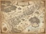 create fantasy world map medieval map continent map for author and worldbuilding