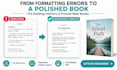 fix, edit canva amazon KDP book formatting errors, margins, bleed, interior