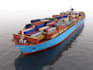 3d military ship modeling, seapower lowpoly cargo vessel model for video game