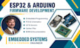 develop esp32 and arduino firmware for iot projects
