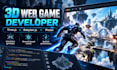 develop 3d web games using threejs and babylonjs